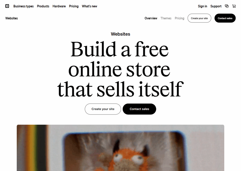 Best Website for Ecommerce Small Business: Agency Picks 7 square-online-homepage