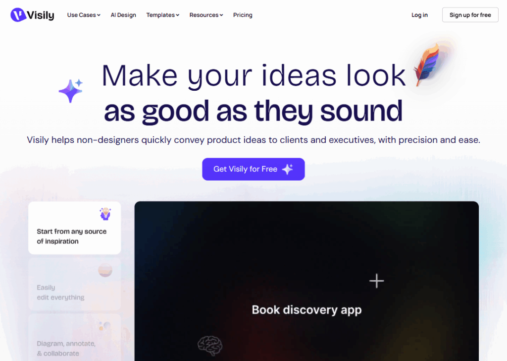 Visily - Homepage