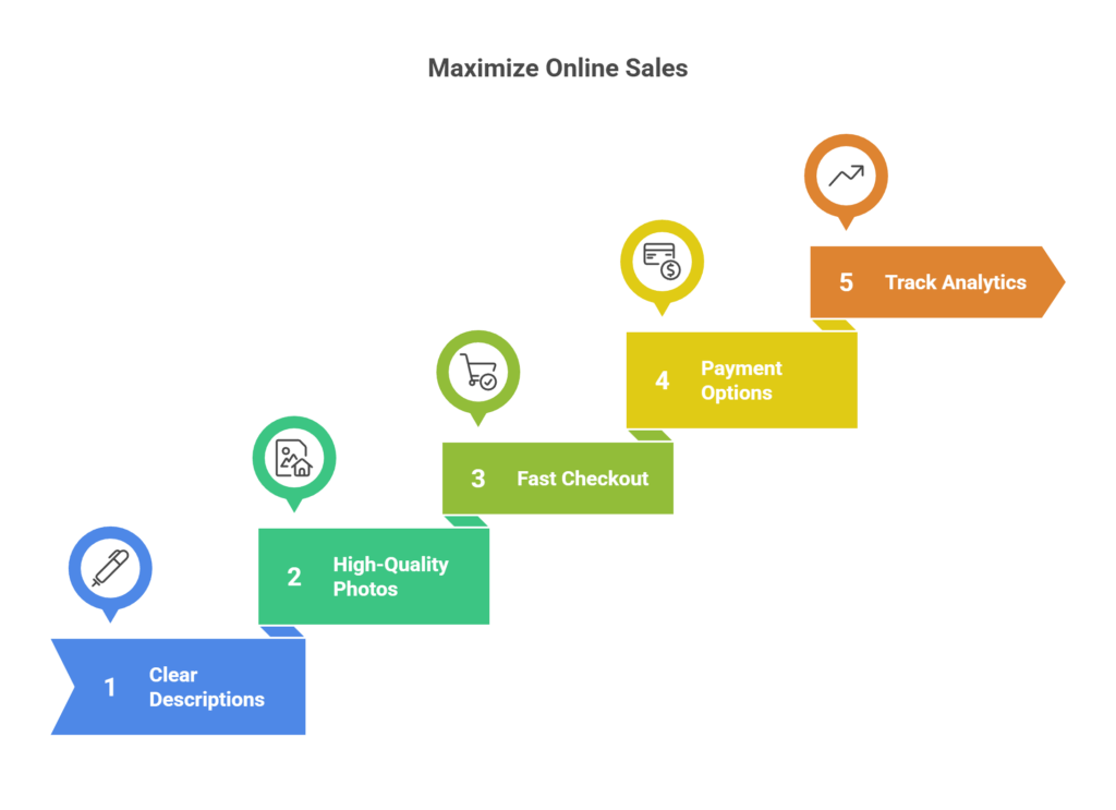 5 tips to maximize sales from your online storefront
