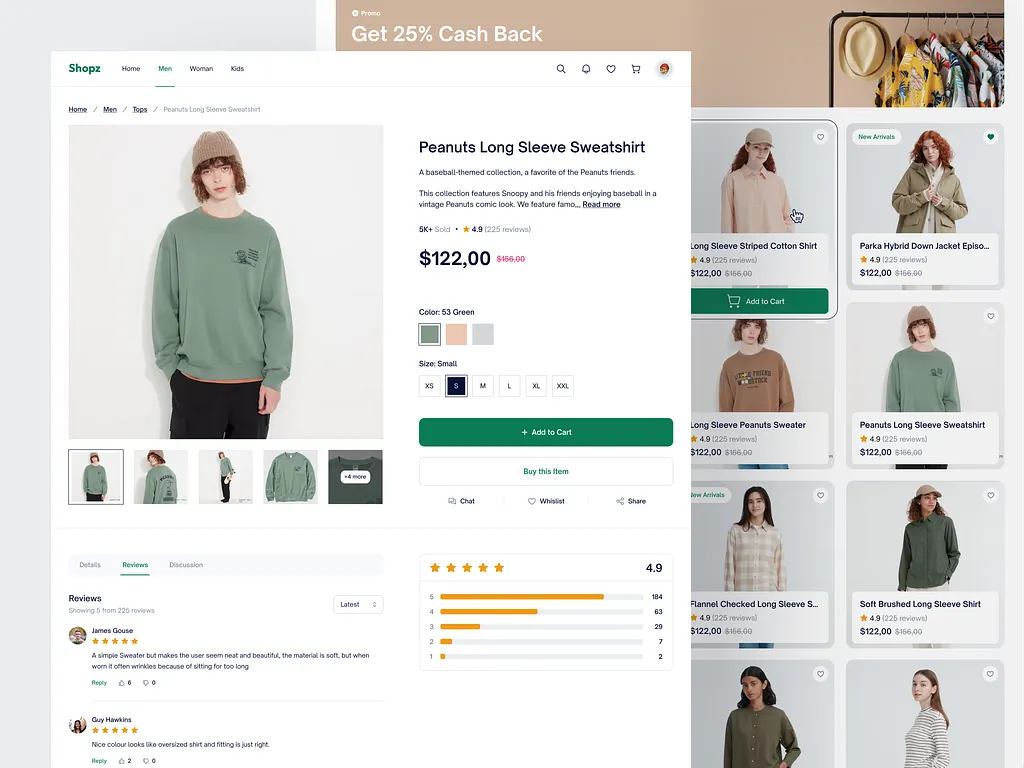 E-Commerce - Product Page