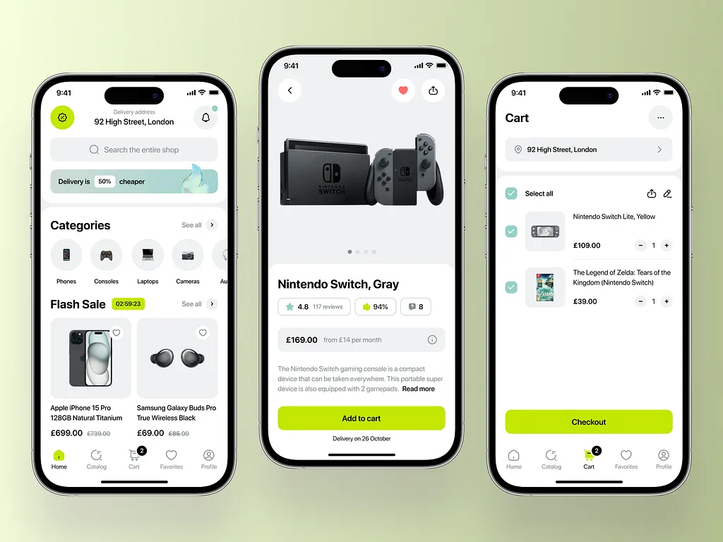 Ecommerce App Concept