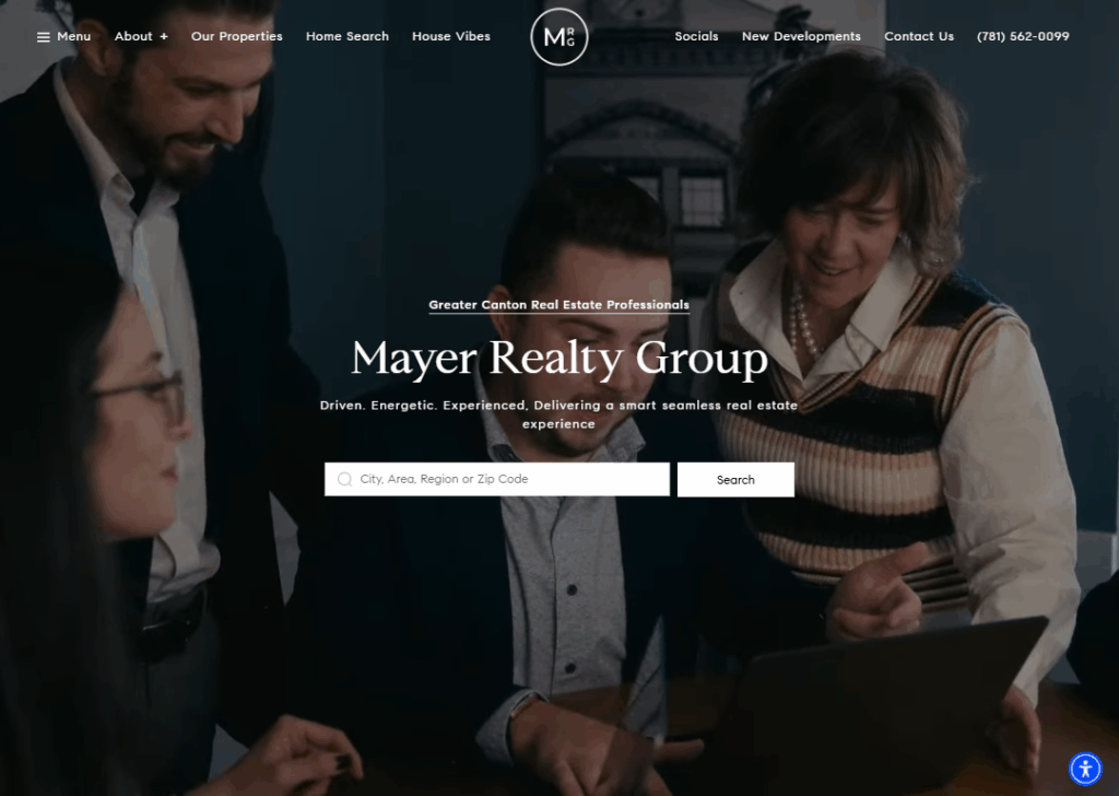 Mayer Realty Group – Local real estate landing page