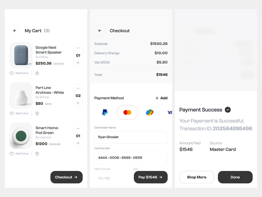 Payment Journey: From Cart to Confirmation