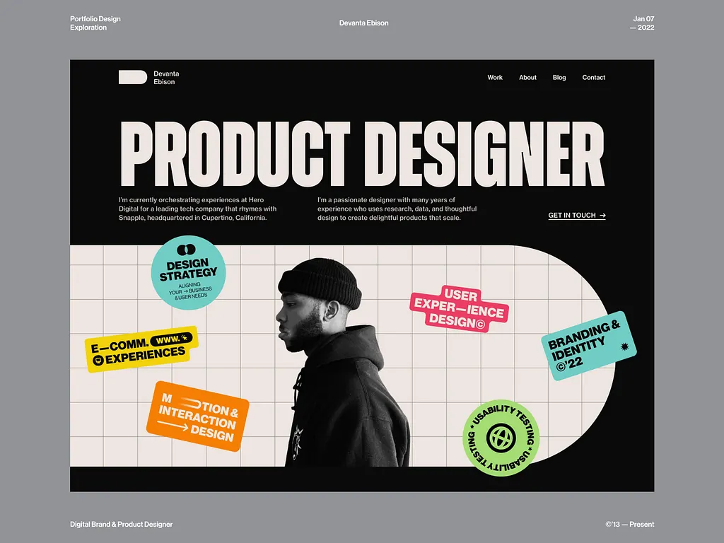 Portfolio Design Exploration