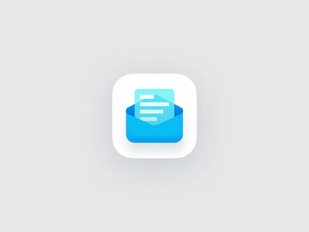 Skeuomorphic Email Icon