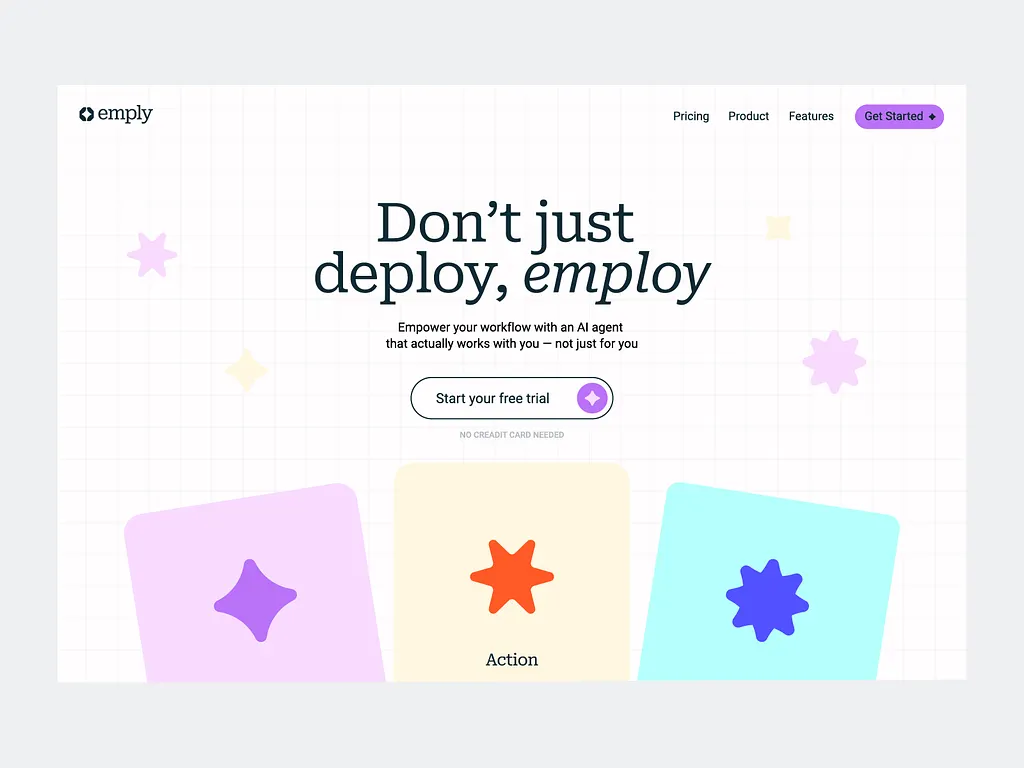 Website for an AI agent