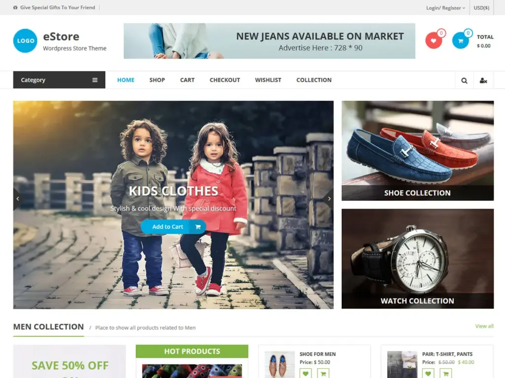 19 Best WordPress themes for ecommerce: top picks in 2026 19 e-store-homepage