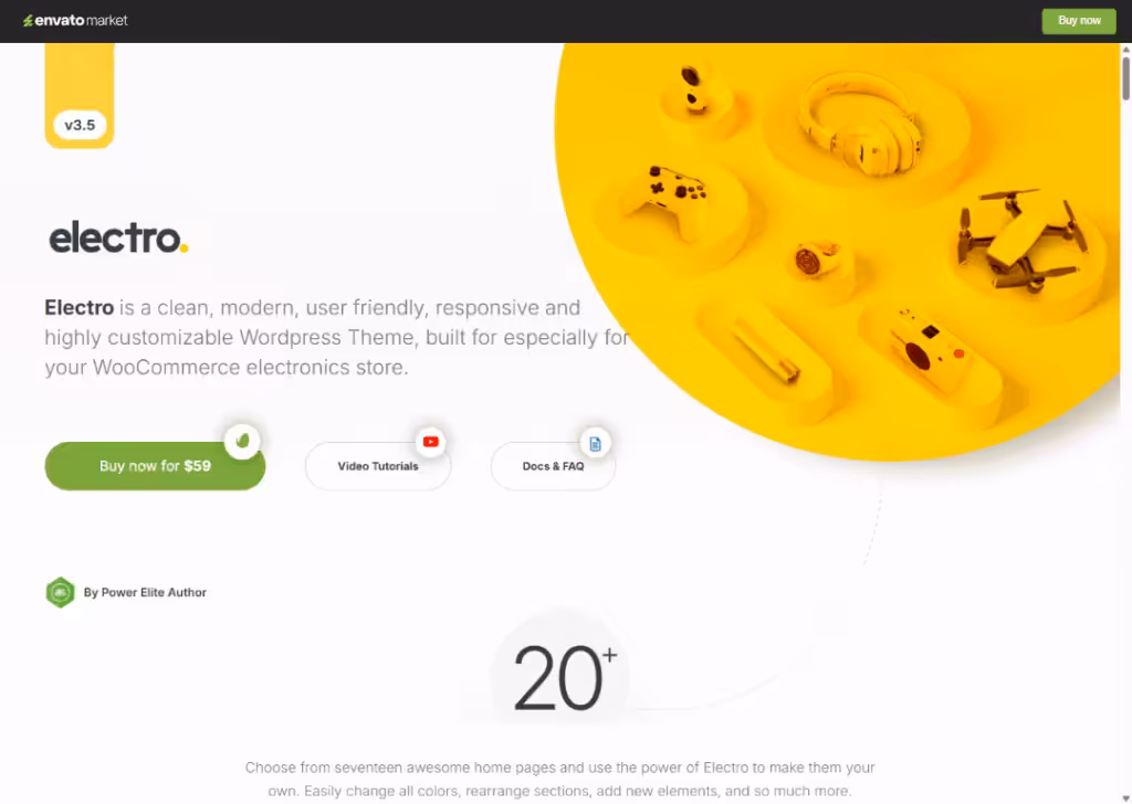19 Best WordPress themes for ecommerce: top picks in 2026 12 electro-homepage