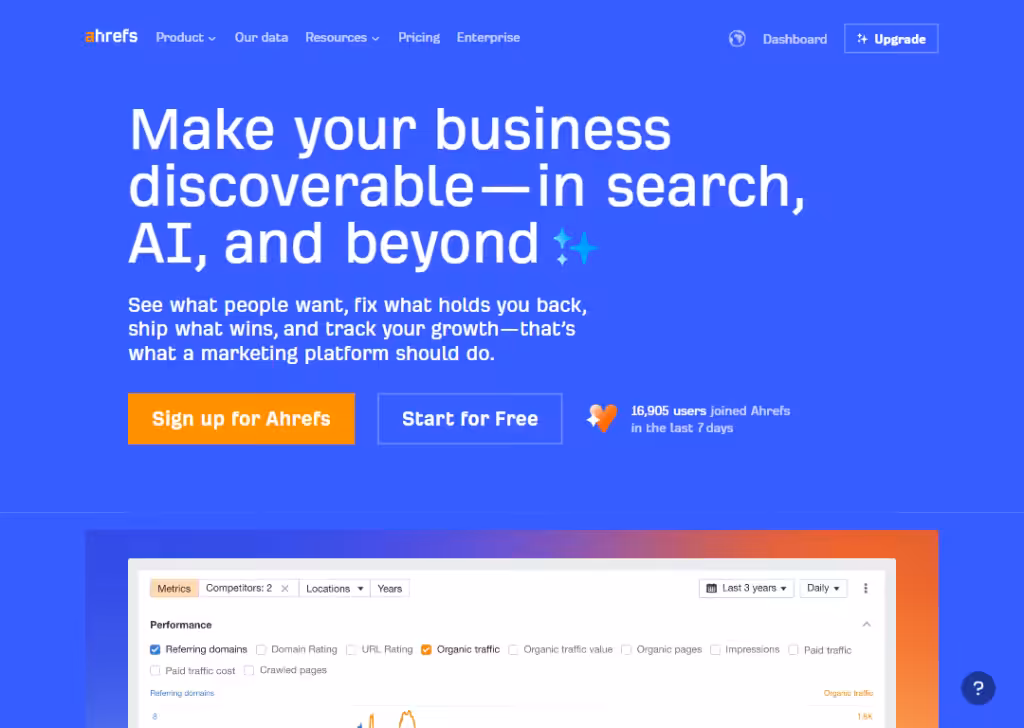 ahrefs-landing-page