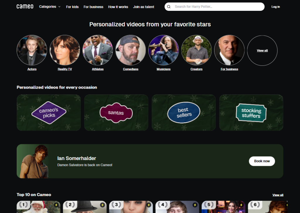 17 Mobile App Landing Page Examples for High App Installs 15 cameo-landing-page
