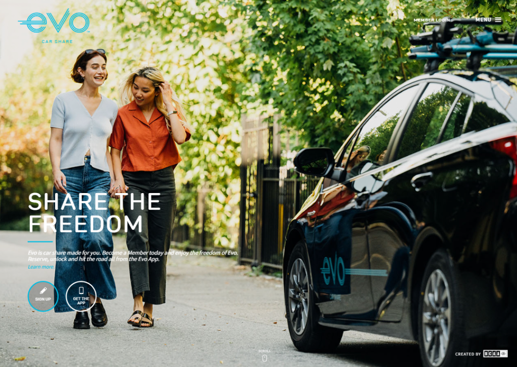 17 Mobile App Landing Page Examples for High App Installs 16 evo-landing-page