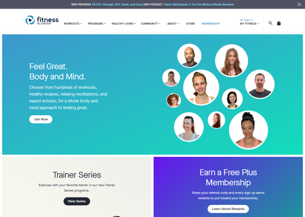 17 Online Course Landing Page Examples to Boost Sign-Ups 11 fitness-blender-landing-page