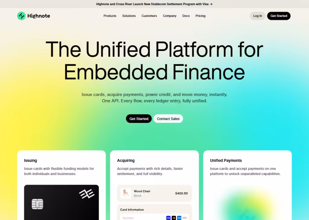 highnote-landing-page