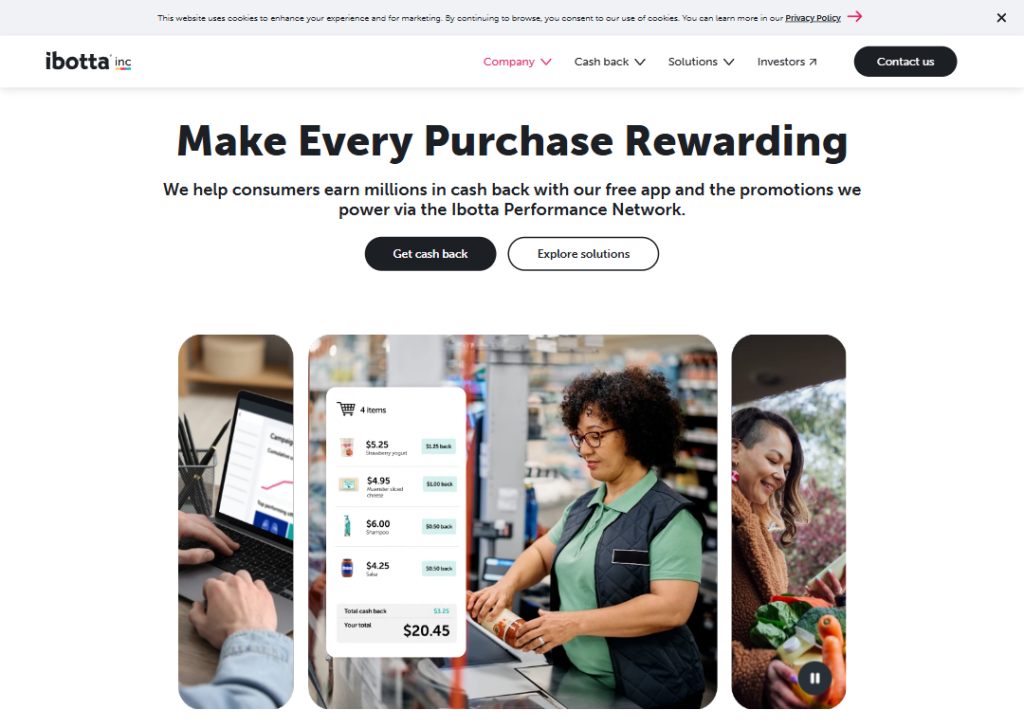 17 Mobile App Landing Page Examples for High App Installs 17 ibotta-landing-page