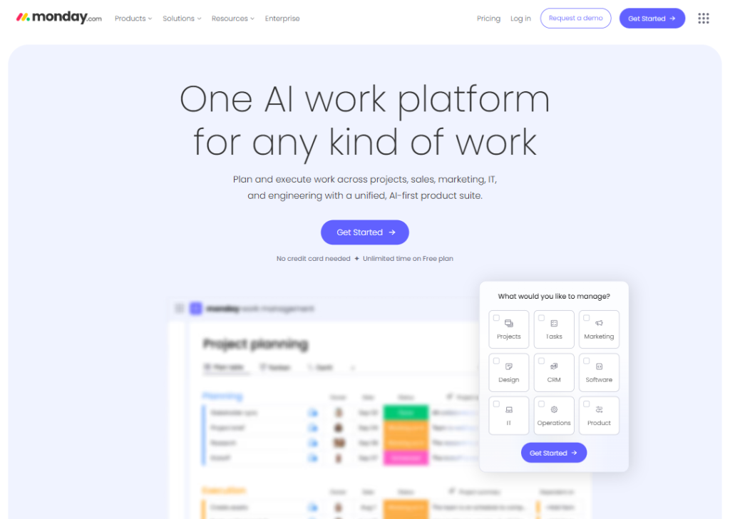 15 Best B2B Landing Page Examples to Boost Conversions 4 monday-landing-page