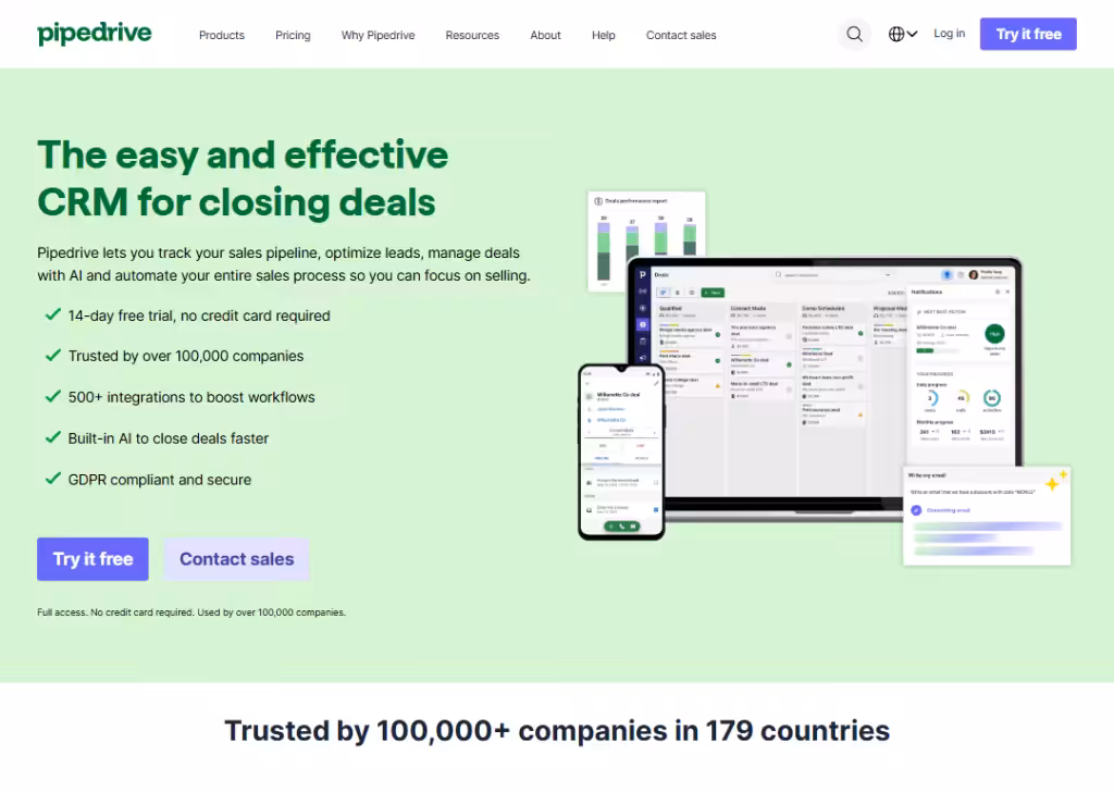 pipedrive-landing-page