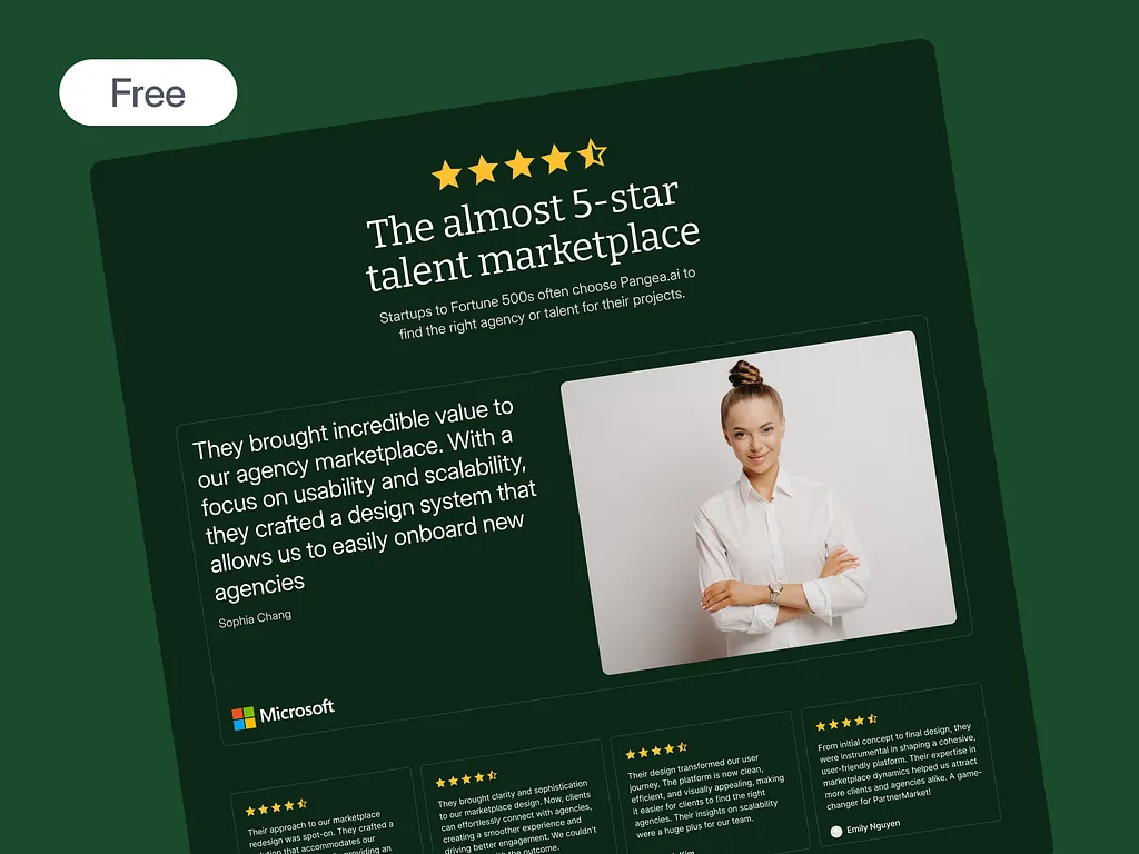 Testimonial - Design Freebie