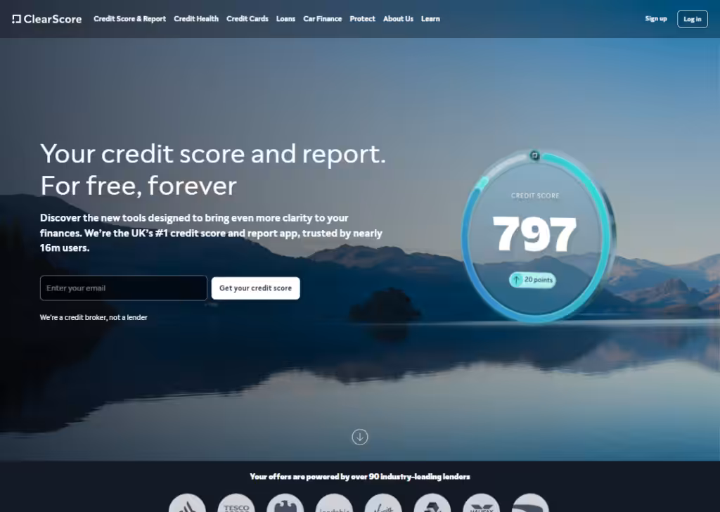 clearscore-lead-capture-landing-page