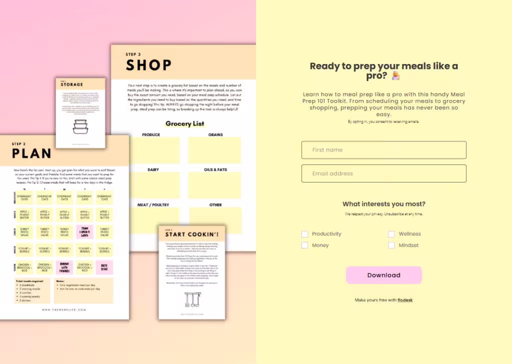 flodesk-lead-capture-landing-page