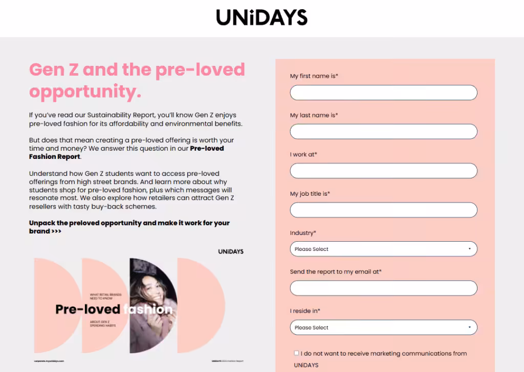 unidays-lead-capture-landing-page