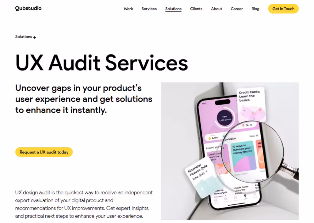 qubstudio-ux-audits