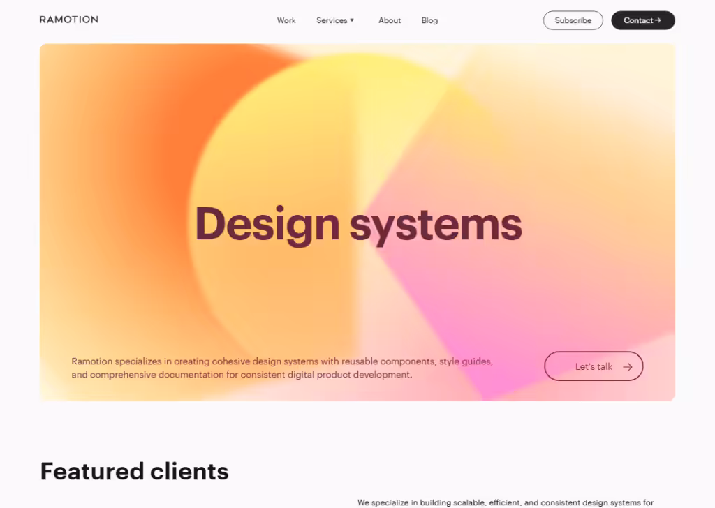 Top 10 agencies offering design system services 8 ramotion-design-system-service