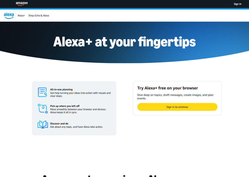 Alexa website