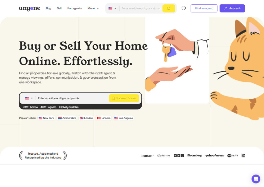 Anyone.com website