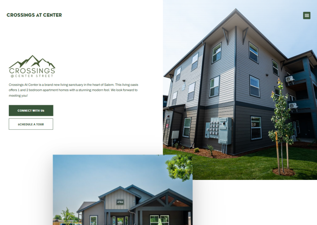 Crossings at Center website