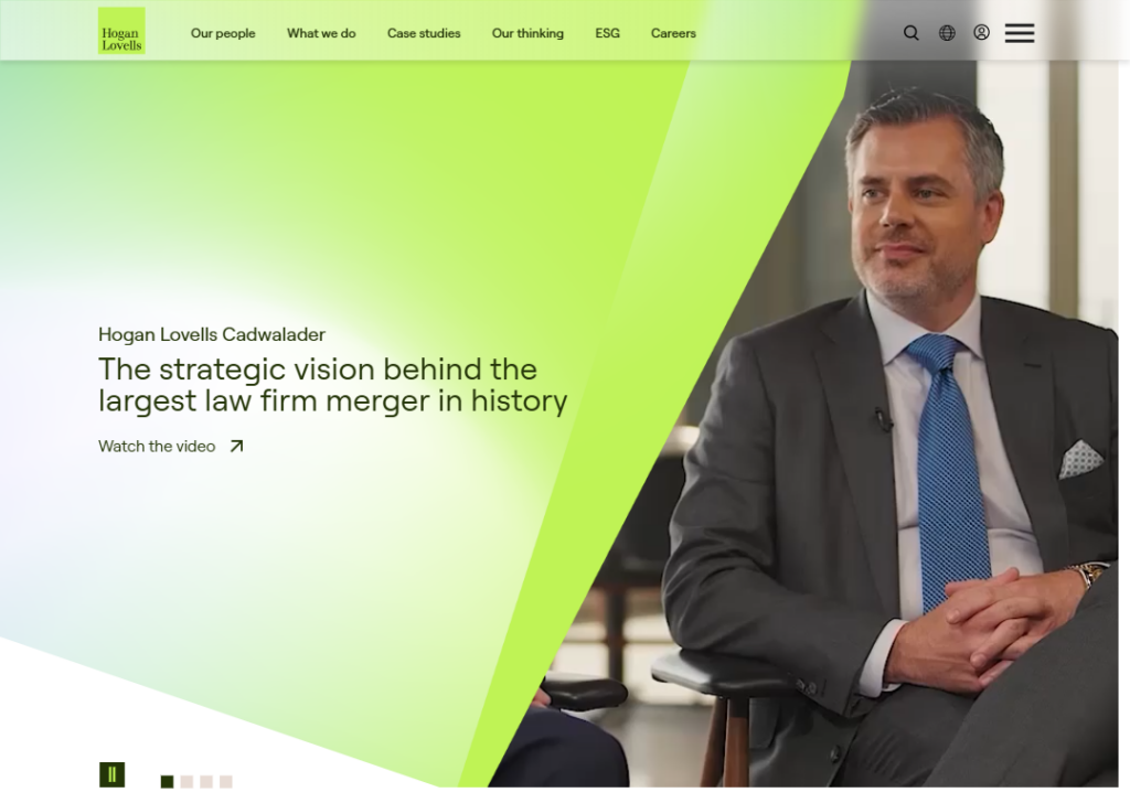 Hogan Lovells website