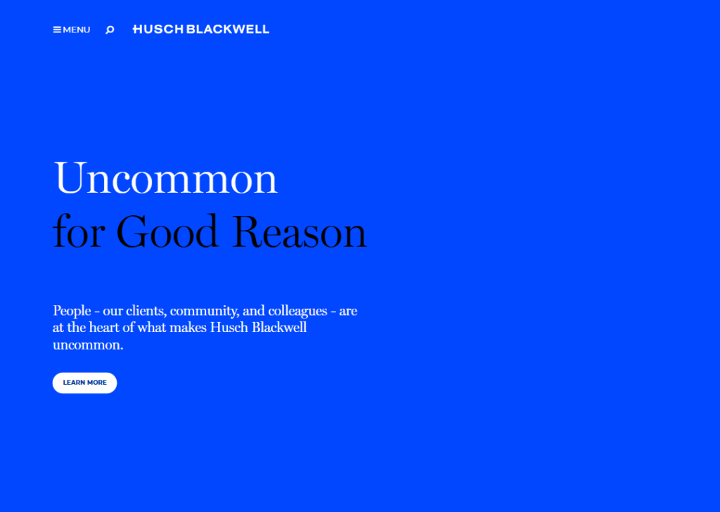 Husch Blackwell website