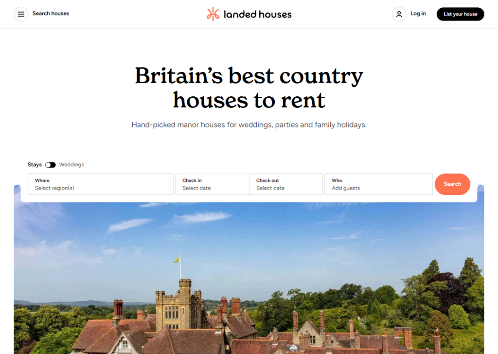 Landed Houses website