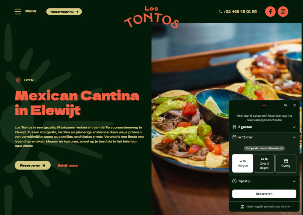 Los Tontos website