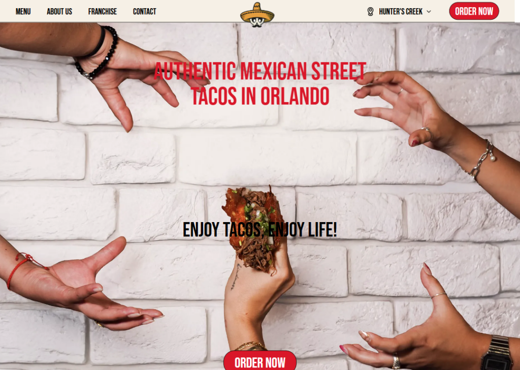Tacos My Guey website