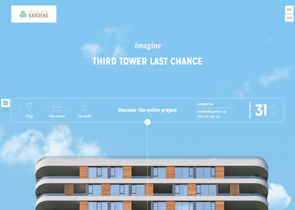 Tbilisi Gardens website